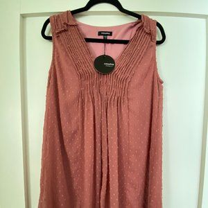 Mittoshop NWT- Dot Pink Mini Dress